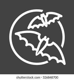 Moon, night, light icon vector image.Can also be used for halloween, celebration, observances and holidays. Suitable for mobile apps, web apps and print media.