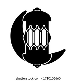 moon night with ramadan icon vector illustration design - high quality
