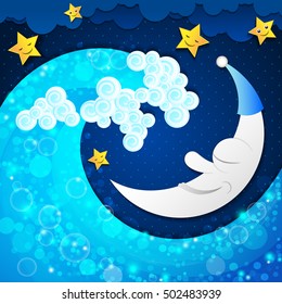the moon and the ocean