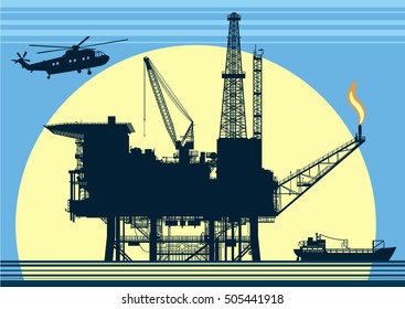 moon offshore platform