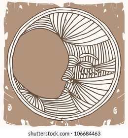 moon on brown
