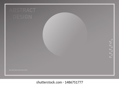 moon on grey sky wallpaper, gradient background, moon in night illustration.