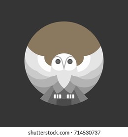 MOON OWL LOGO FLAT