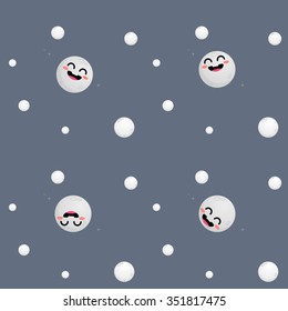 Moon pattern vector illustration