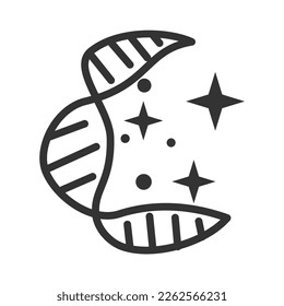 moon people finish logo template Icon Illustration Brand Identity.Isolated and flat illustration. Vector graphic