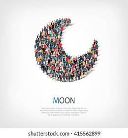 moon people sign 3d