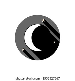 Moon Phase Logo Design Vector Stock Vector (Royalty Free) 1538327567 ...