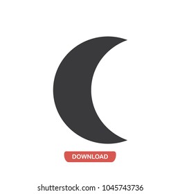 Moon phase vector icon