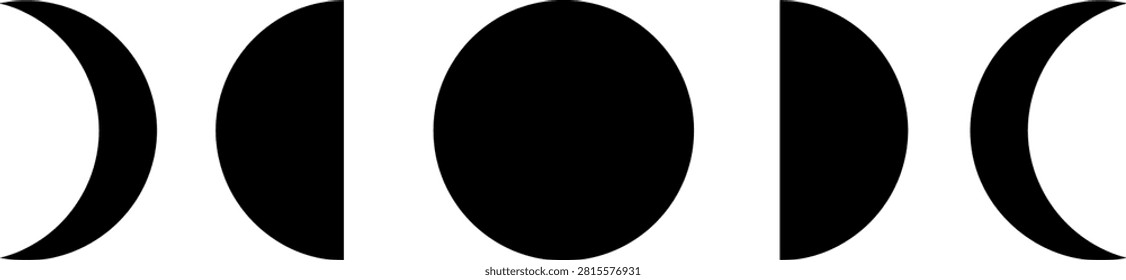 Ilustración vectorial silueta negra