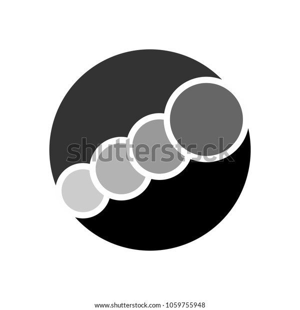 moon phases symbol.\
logo. vector eps 10.