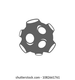 Moon or planet icon vector. Symbol for your web site design, logo, app, UI. Vector illustration, EPS