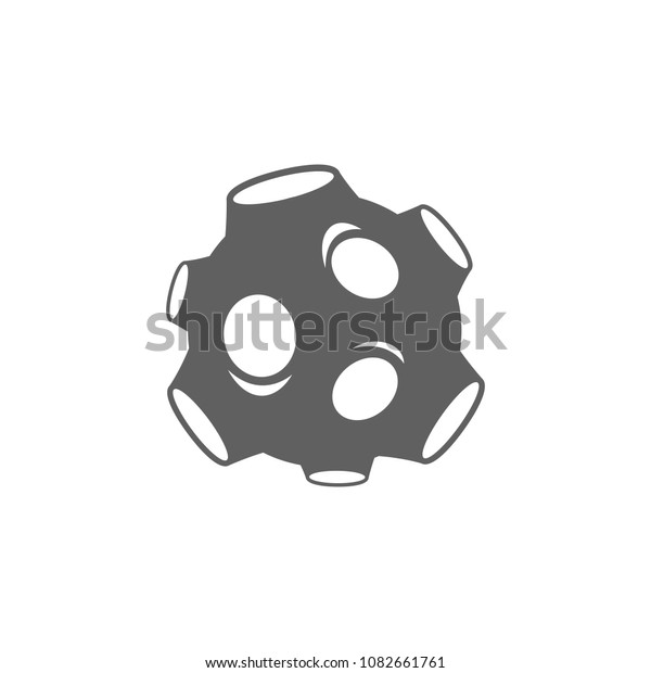 Moon or planet icon vector.\
Symbol for your web site design, logo, app, UI. Vector\
illustration, EPS