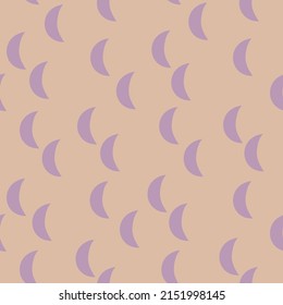 Moon print seamless pattern. Creative texture for any kids design, fabric, wrapping, wallpaper, textile, apparel