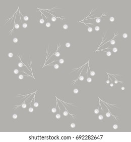 the moon is ripe, background moon hanging on the twig, vector