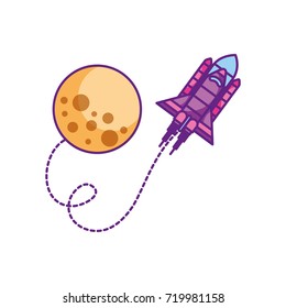 moon rocket space astronomy universe science