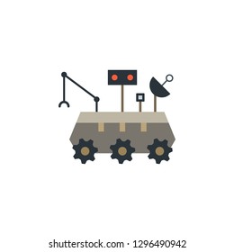 Moon rover colored icon. Element of space illustration. Signs and symbols icon can be used for web, logo, mobile app, UI, UX on white background