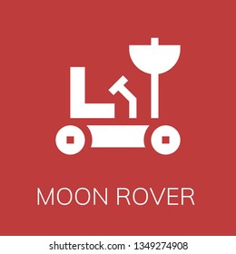  Moon rover icon. Editable  Moon rover icon for web or mobile.