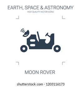 moon rover icon. high quality filled moon rover icon on white background. from earth space astronomy collection flat trendy vector moon rover symbol. use for web and mobile