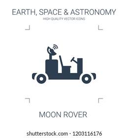 moon rover icon. high quality filled moon rover icon on white background. from earth space astronomy collection flat trendy vector moon rover symbol. use for web and mobile