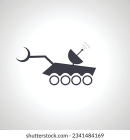 moon rover icon. moon rover isolated icon
