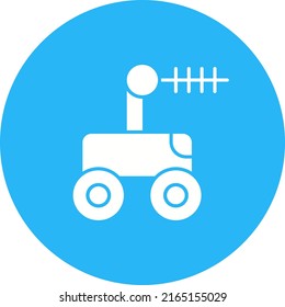Moon Rover icon vector image. Can also be used for Space. Suitable for mobile apps, web apps and print media.