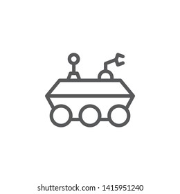 Moon rover icon - Vector. Spage concept vector illustration.