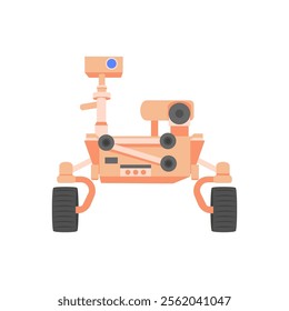 Moon Rover, Space Vector Illustration, Isolated