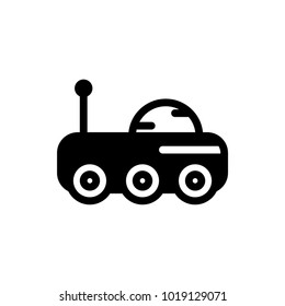 moon rover vector icon