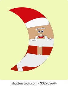 Moon Santa Claus