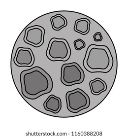 moon satellite space icon
