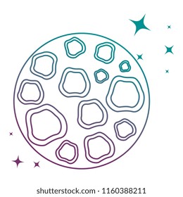 moon satellite space icon