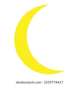 Moon shape vector icon illustration design