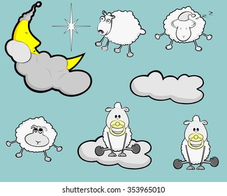 moon and sheep always belonged to the children and their sleep