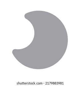 Signo de la luna con dos iconos de tono