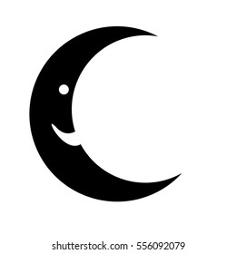 moon silhouette isolated icon vector illustration design