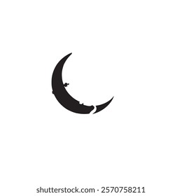  A MOON Silhouettes FOR ADS AND DESIGN AND MARKETING PROJECT