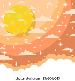 moon in the sky