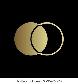 the moon in the sky is golden