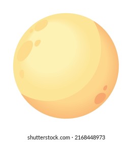 moon sky icon isolated flat