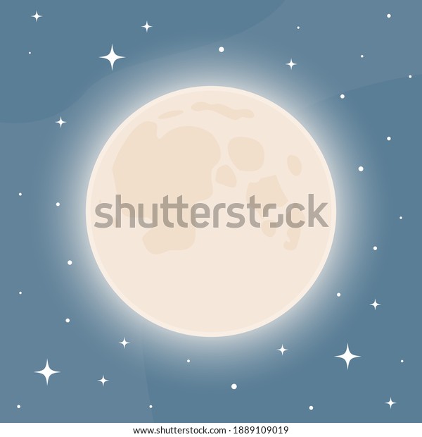 Moon in the sky pattern background.Good night and
sweetn dream time poster template. Graphic doodle moon for party
invitation, honeymoon card, greeting card, wallpaper, t shirt print
etc