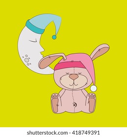 moon sleeping design 