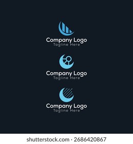 Design do logotipo da tecnologia Moon Sleeping