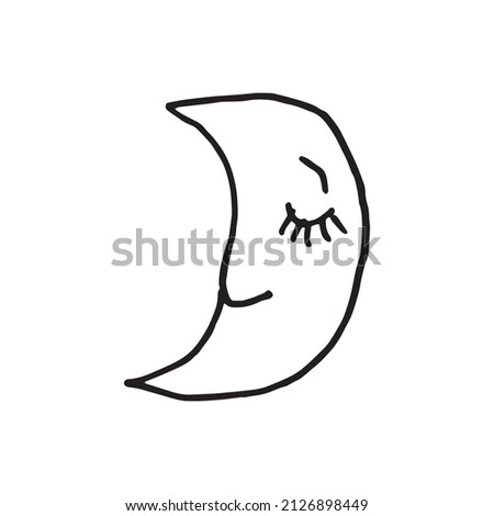 Moon Slice Month Night satellite