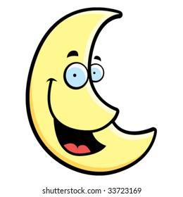 Moon Smiling Stock Vector (Royalty Free) 33723169 | Shutterstock