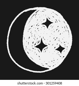 moon star doodle