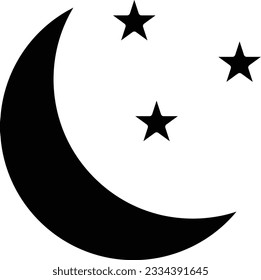 moon star for download vector