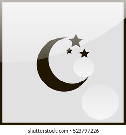 Moon star icon.