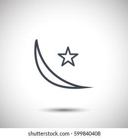 Moon star icon