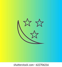 Moon star icon