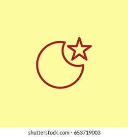Moon star icon